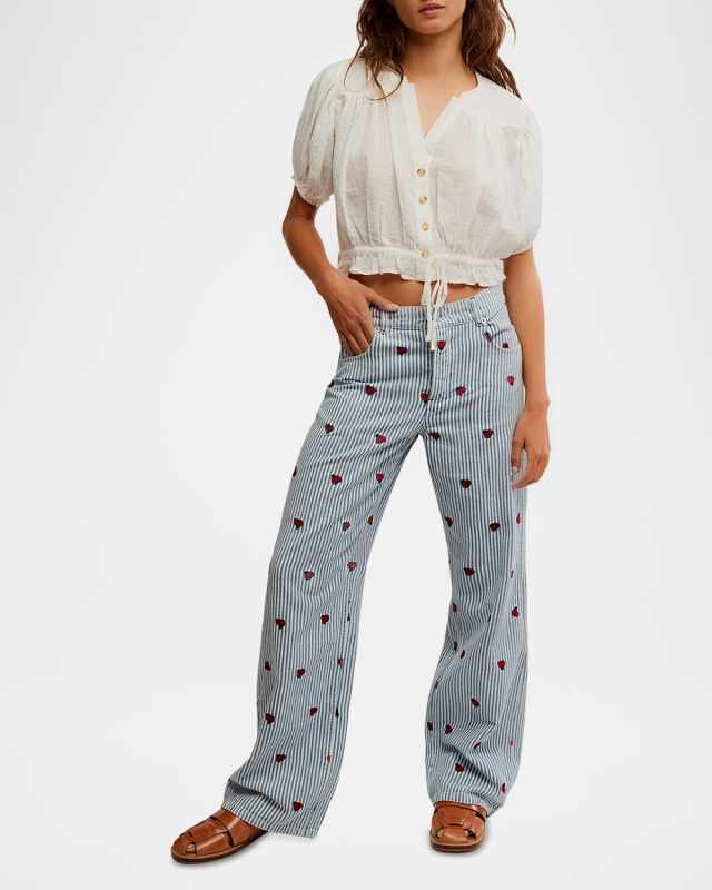 Bugged Out Straight-Leg Jeans